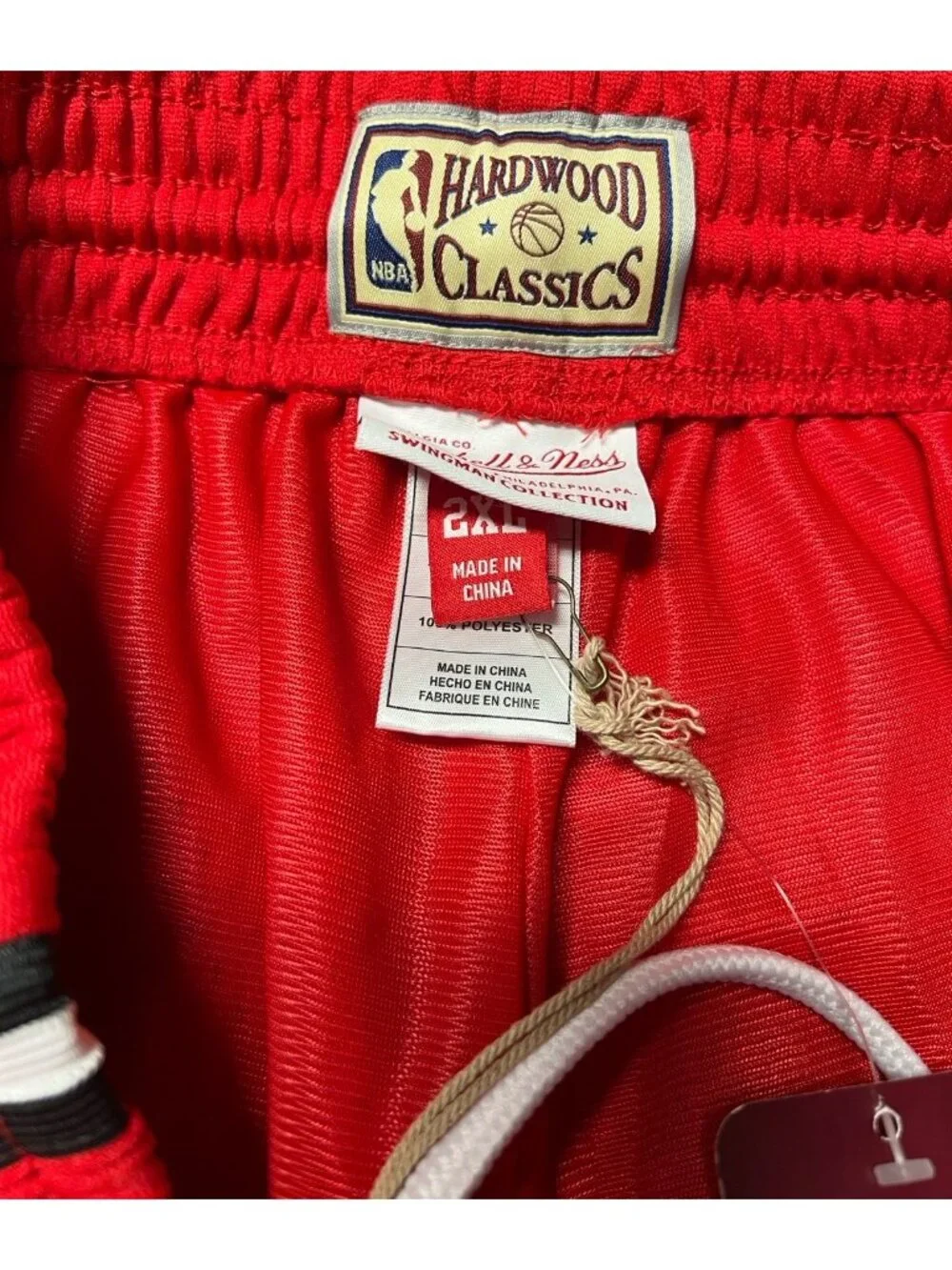 MITCHELL & NESS NBA SWINGMAN SHORTS ALTERNATE HEAT 96-97 2XL